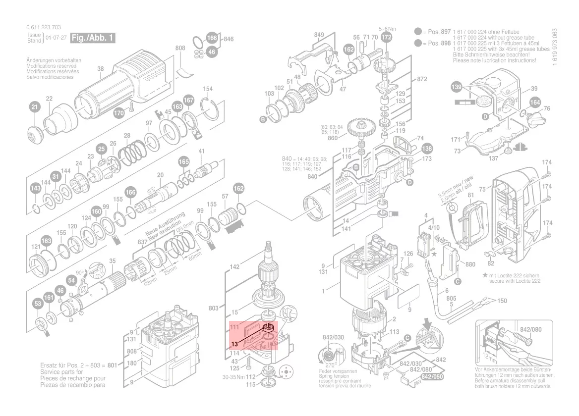 Roulement à billes réf. 2 610 909 310 BOSCH